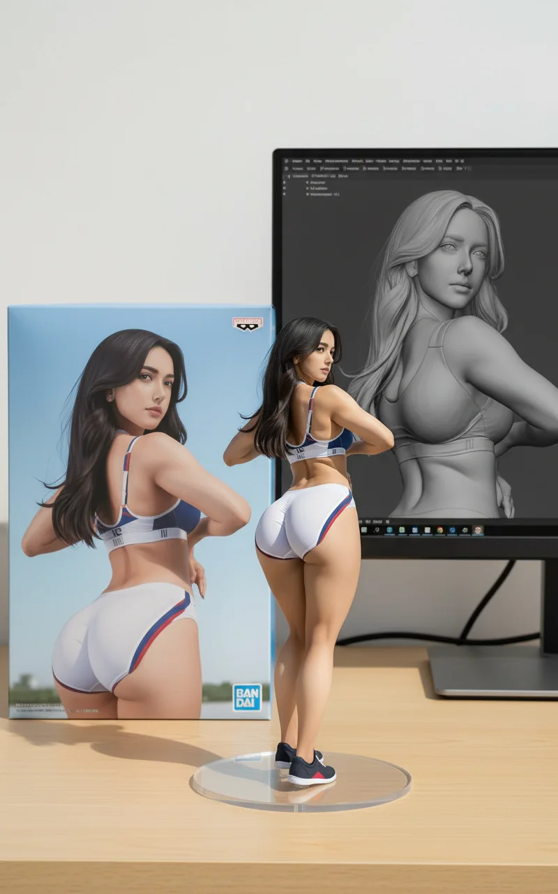 AI generated banana figurine artwork example 7