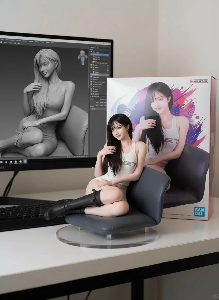 AI generated banana figurine artwork example 9